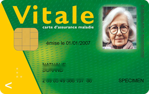 carte vitale mise à jour par la pharmacie de l'Église